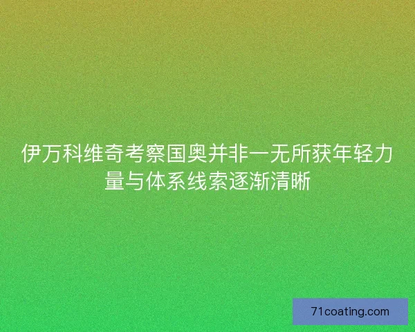 伊万科维奇考察国奥并非一无所获年轻力量与体系线索逐渐清晰
